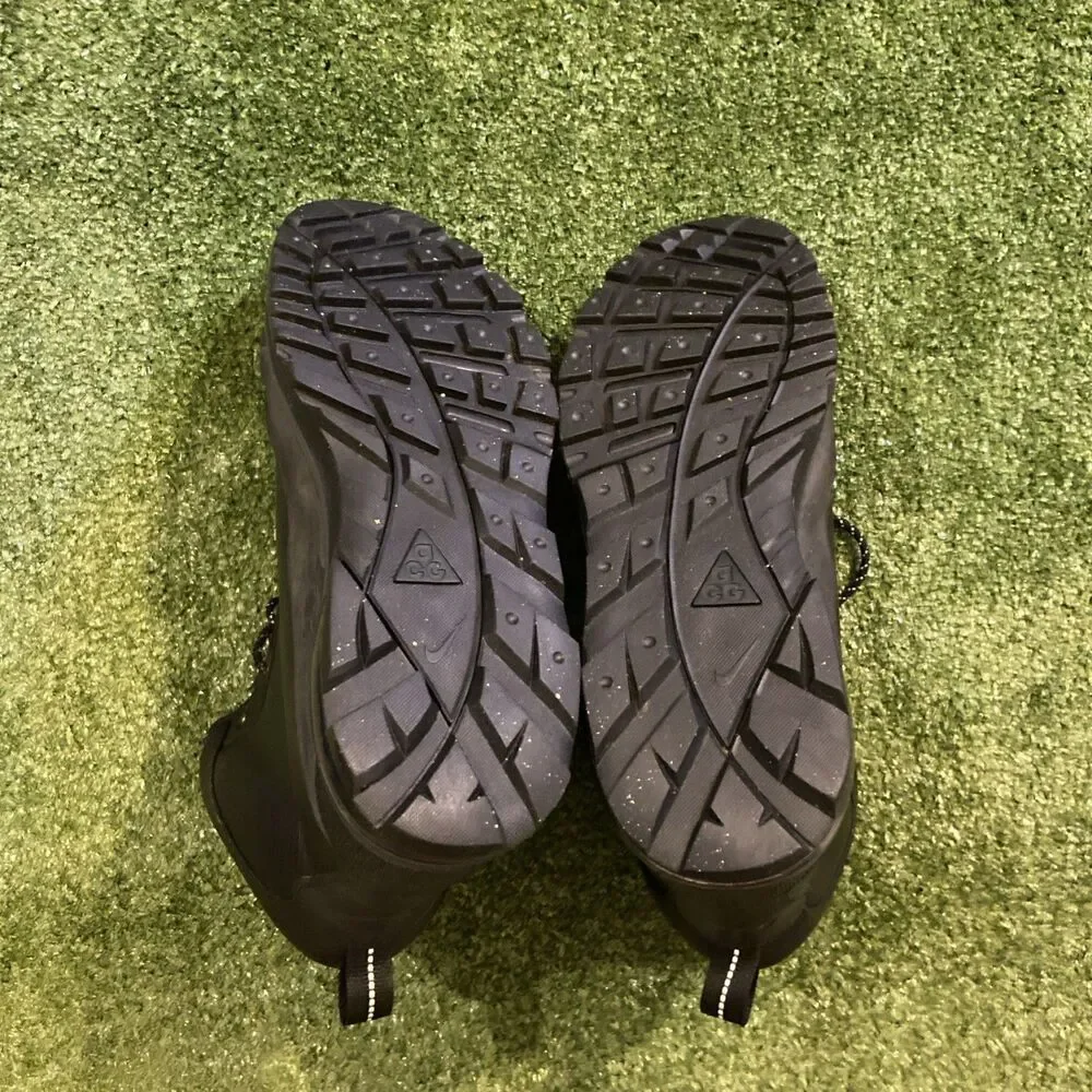Nike ACG Air Max Hiking Combat Work Boots Men’s 15 Black Leather Shoes